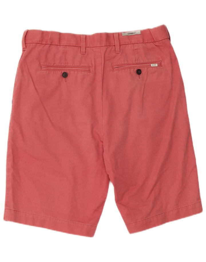 Pantaloni scurți chino pentru bărbați Marks & Spencer W32, bumbac roșu mediu