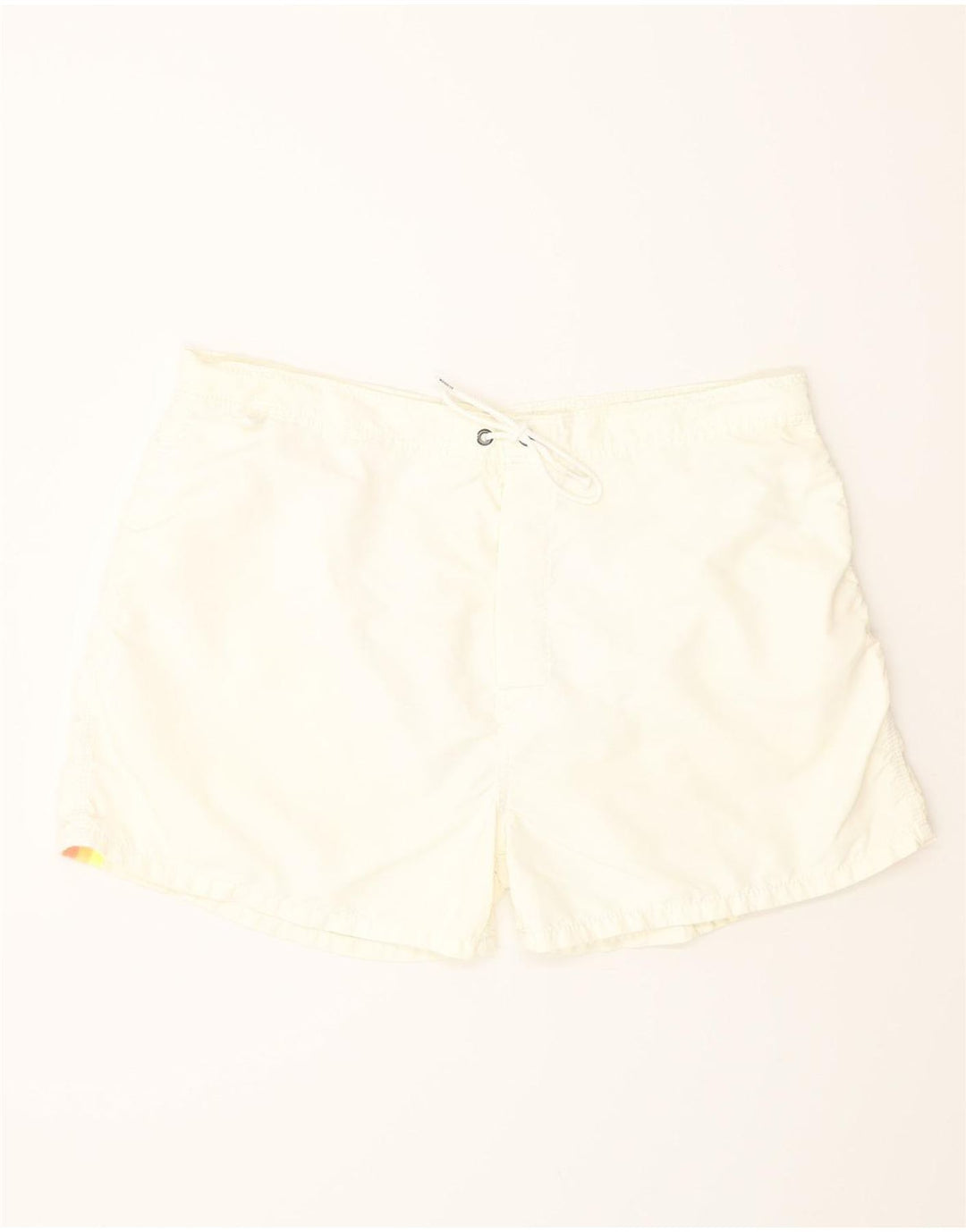 SUNDEK Pantaloni scurți de înot pentru bărbați, nailon, alb, mare