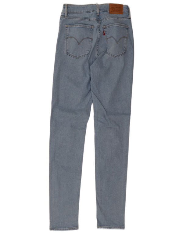 Blugi skinny pentru femei Levi's W26 L30 Lyocell albastru