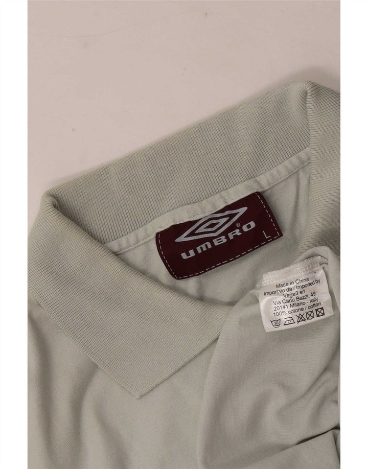 Tricou polo Umbro pentru bărbați, bumbac verde mare