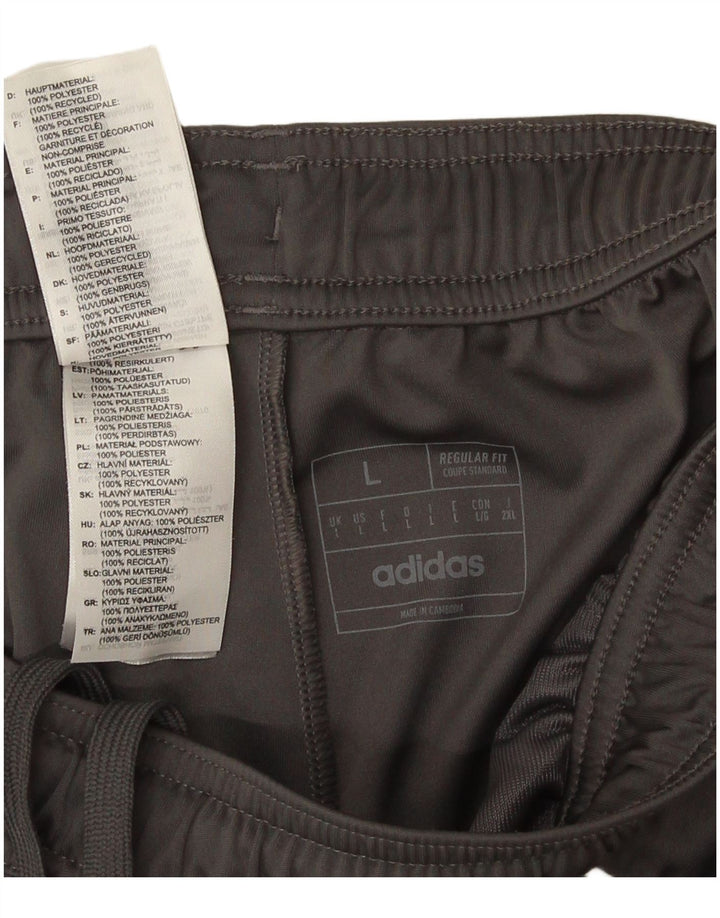 Pantaloni scurți de sport Adidas Aeroready Regular Fit pentru bărbați, mari, gri, poliester