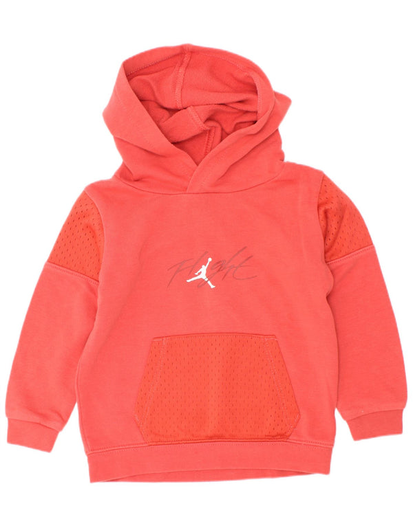 Jordan Baby Boys Pulover cu glugă grafic 18-24 luni Roșu colorblock