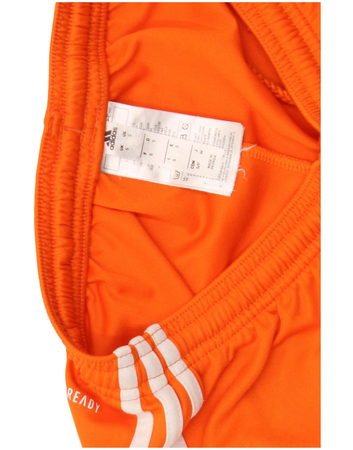 Pantaloni scurți sport Aeroready Adidas pentru bărbați, poliester portocaliu mic