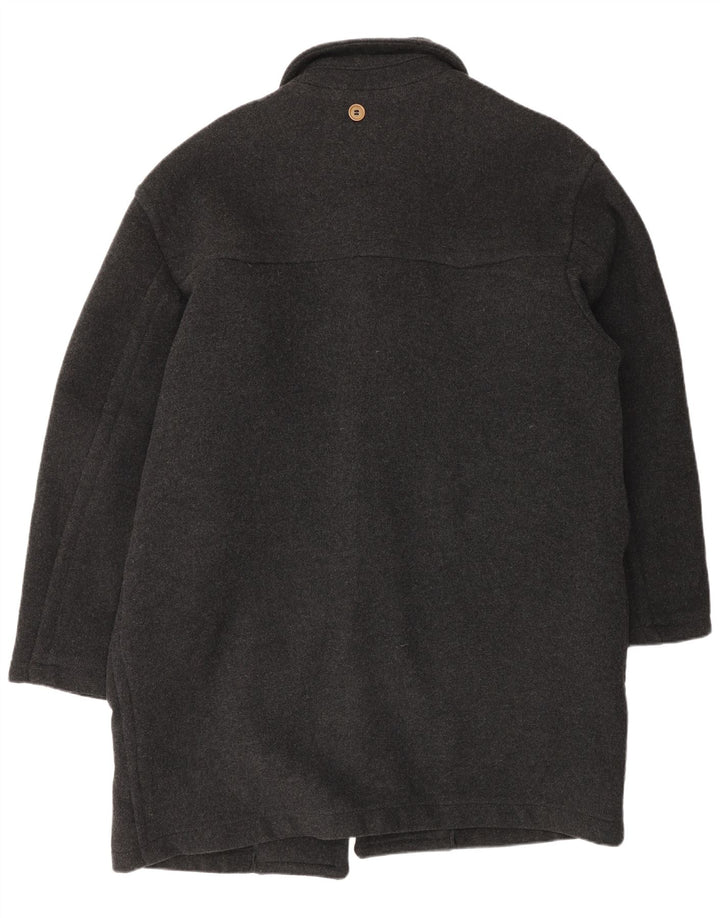 Duffle Coat pentru bărbați Pit Stop UK 40 Lână mare gri