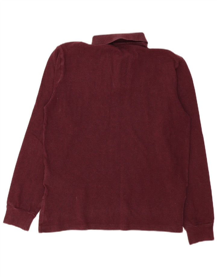 POLO RALPH LAUREN Cămașă polo cu mânecă lungă, personalizată, Burgundy mediu