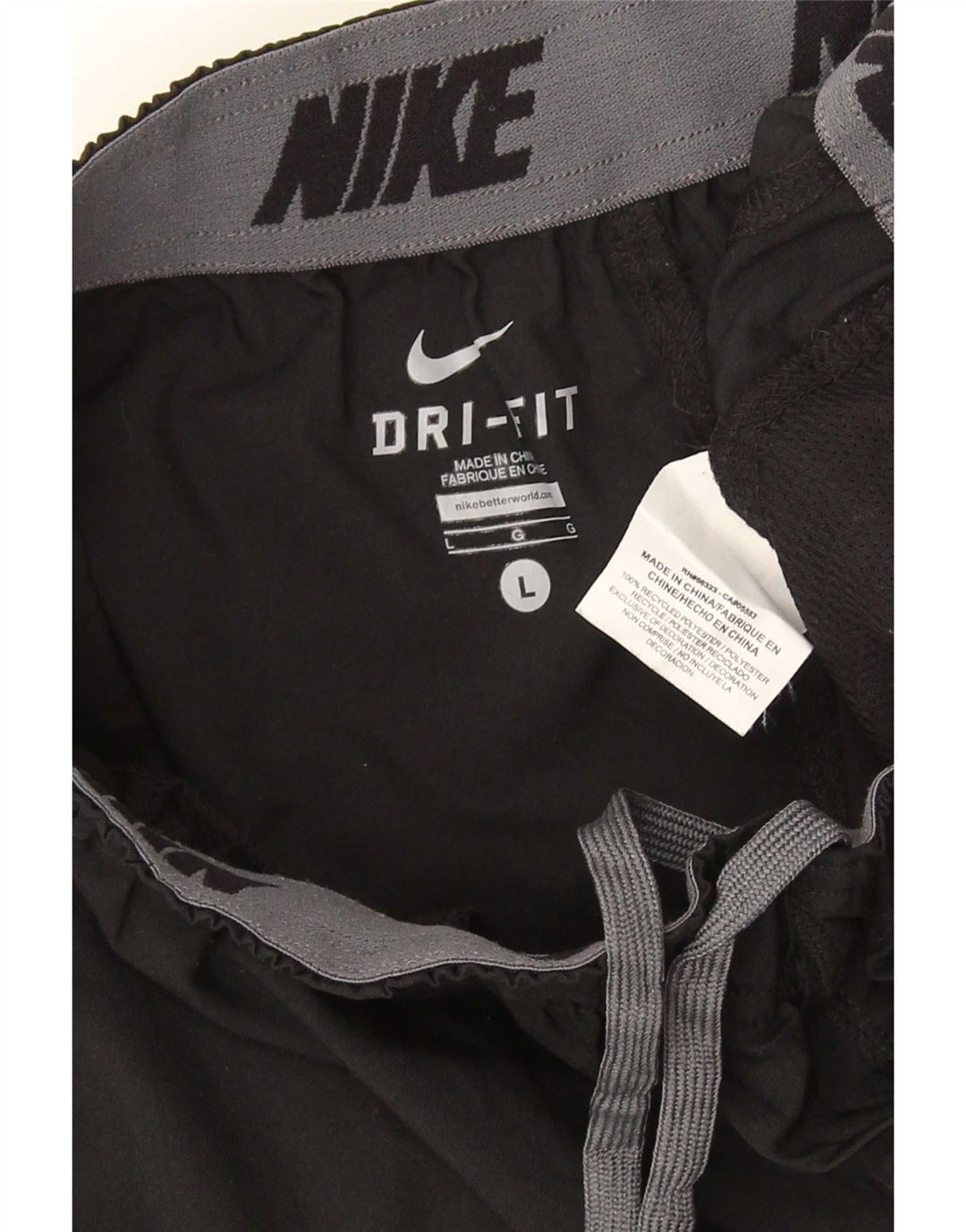 Pantaloni de trening Nike Dri Fit pentru bărbați Pantaloni de jogging, mari, negru, poliester