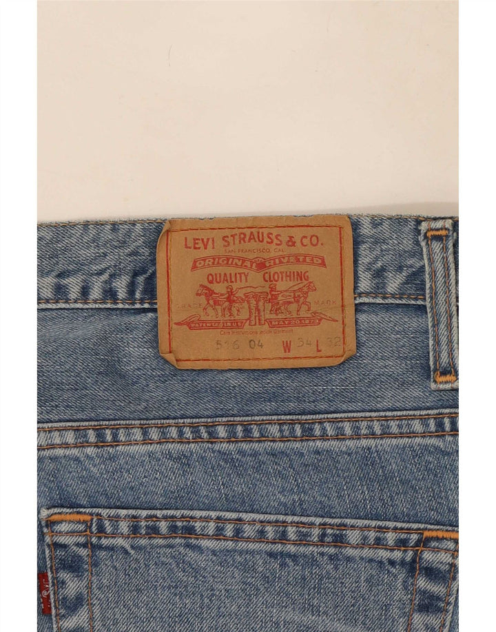 Blugi Levi's 516 Bootcut W34 L32 Albastru