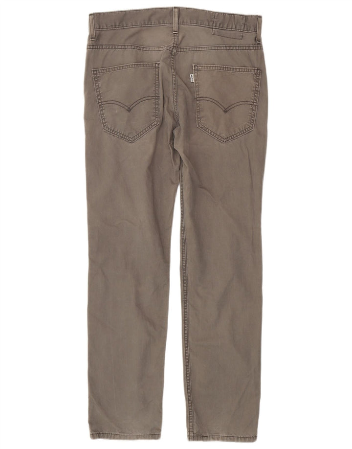 Pantaloni chino slim pentru bărbați Levi's W31 L30 bumbac gri