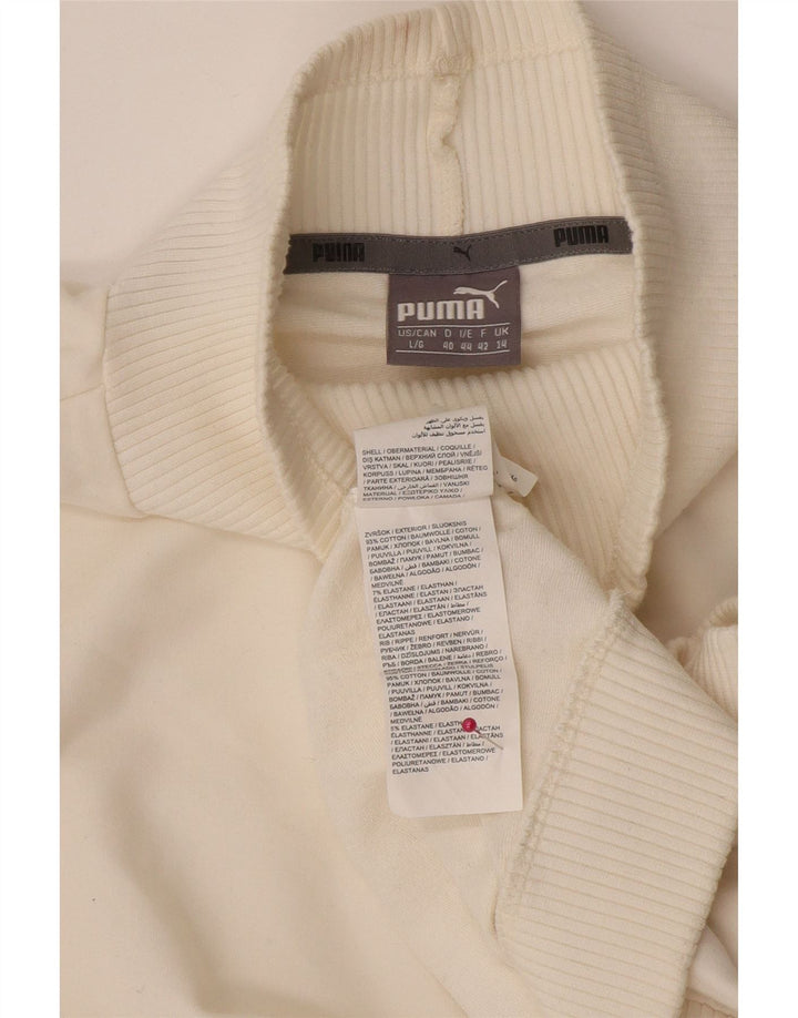 Pulover cu grafic pentru femei Puma UK 14 Bumbac alb mare