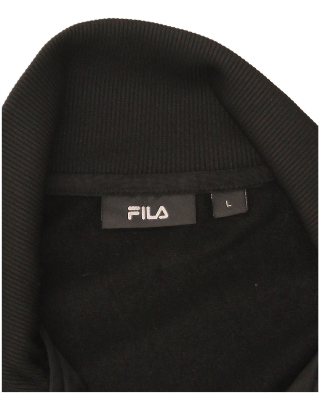 Jachetă de trening Fila pentru bărbați, mare, negru, poliester color bloc