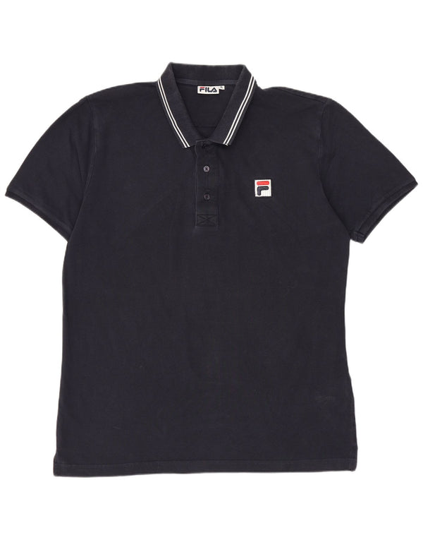 Cămașă Polo Fila Bărbați XL Bumbac Bleumarin