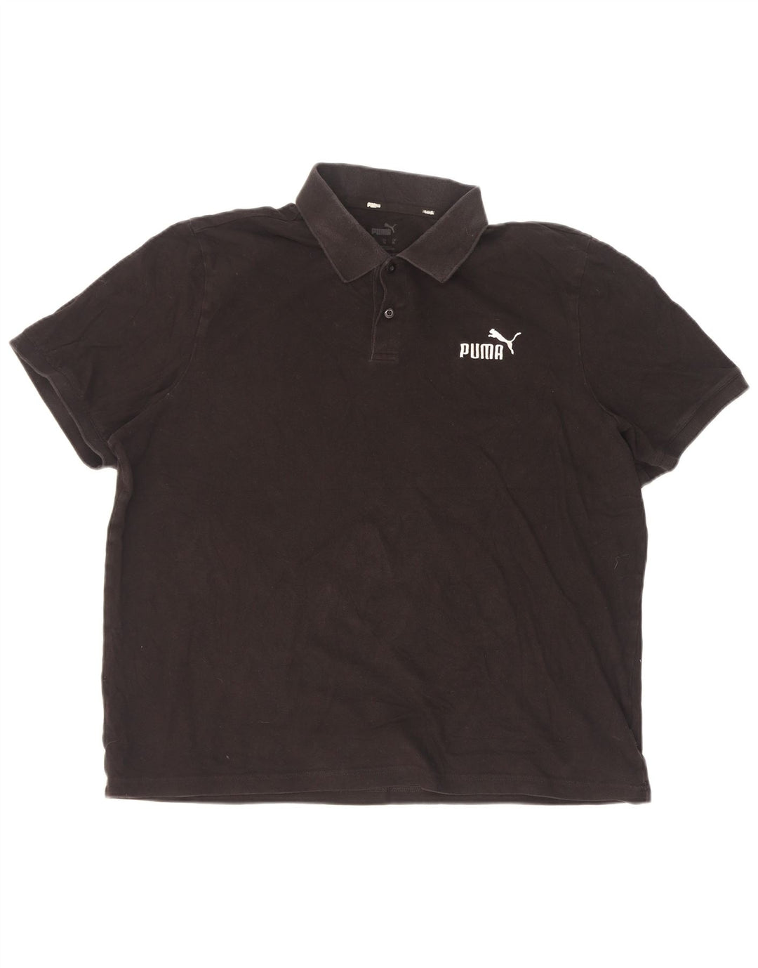 Tricou polo pentru bărbați Puma XL, bumbac negru