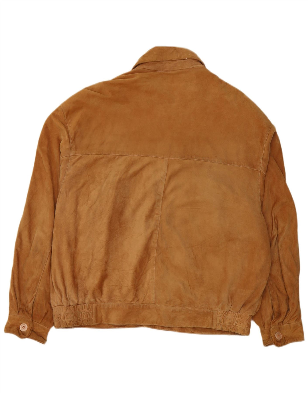 Jachetă vintage bărbătească din piele intoarsa EU 54 XL din piele bej