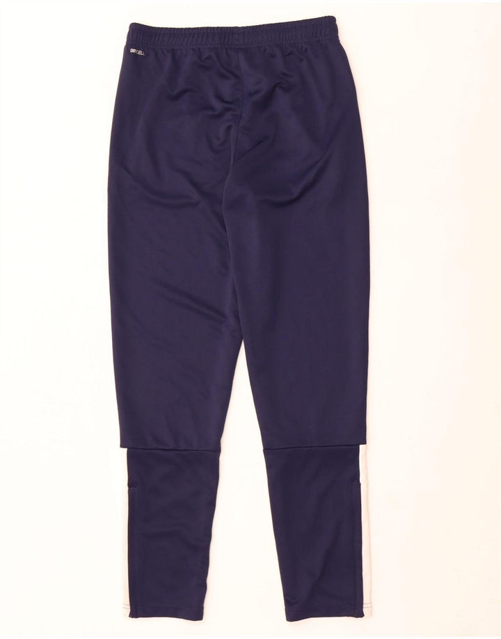 Pantaloni de trening Puma pentru băieți 13-14 ani, bleumarin, poliester color bloc