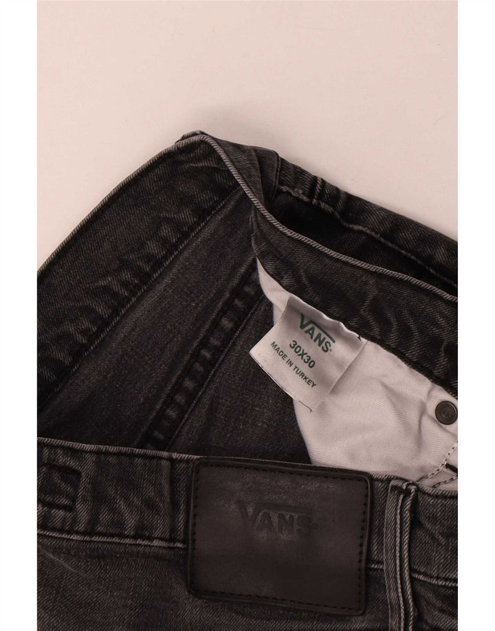 Blugi slim pentru bărbați Vans W30 L27 bumbac gri