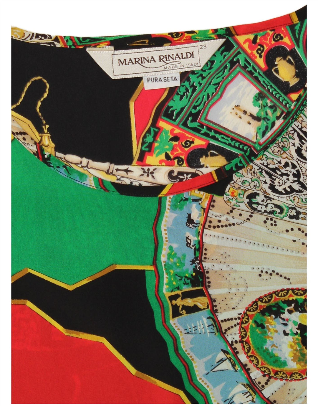 MARINA RINALDI Bluză supradimensionată pentru femei Mărimea top 23 Medium Multicolor