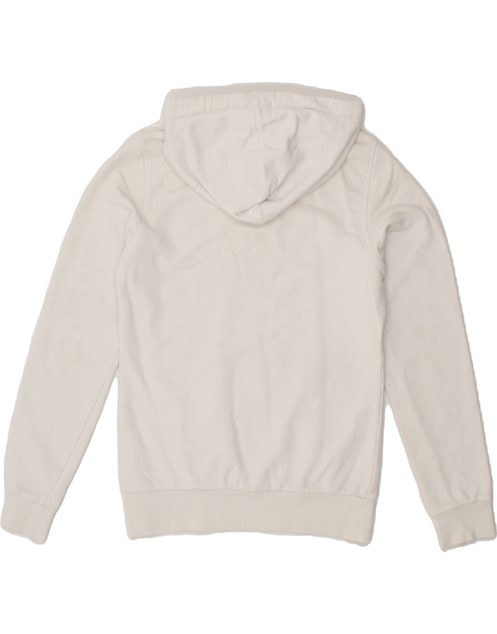 PUMA Womens Hoodie Jumper UK 12 Medium White Vintage Puma and Second-Hand Puma from Messina Hembry 