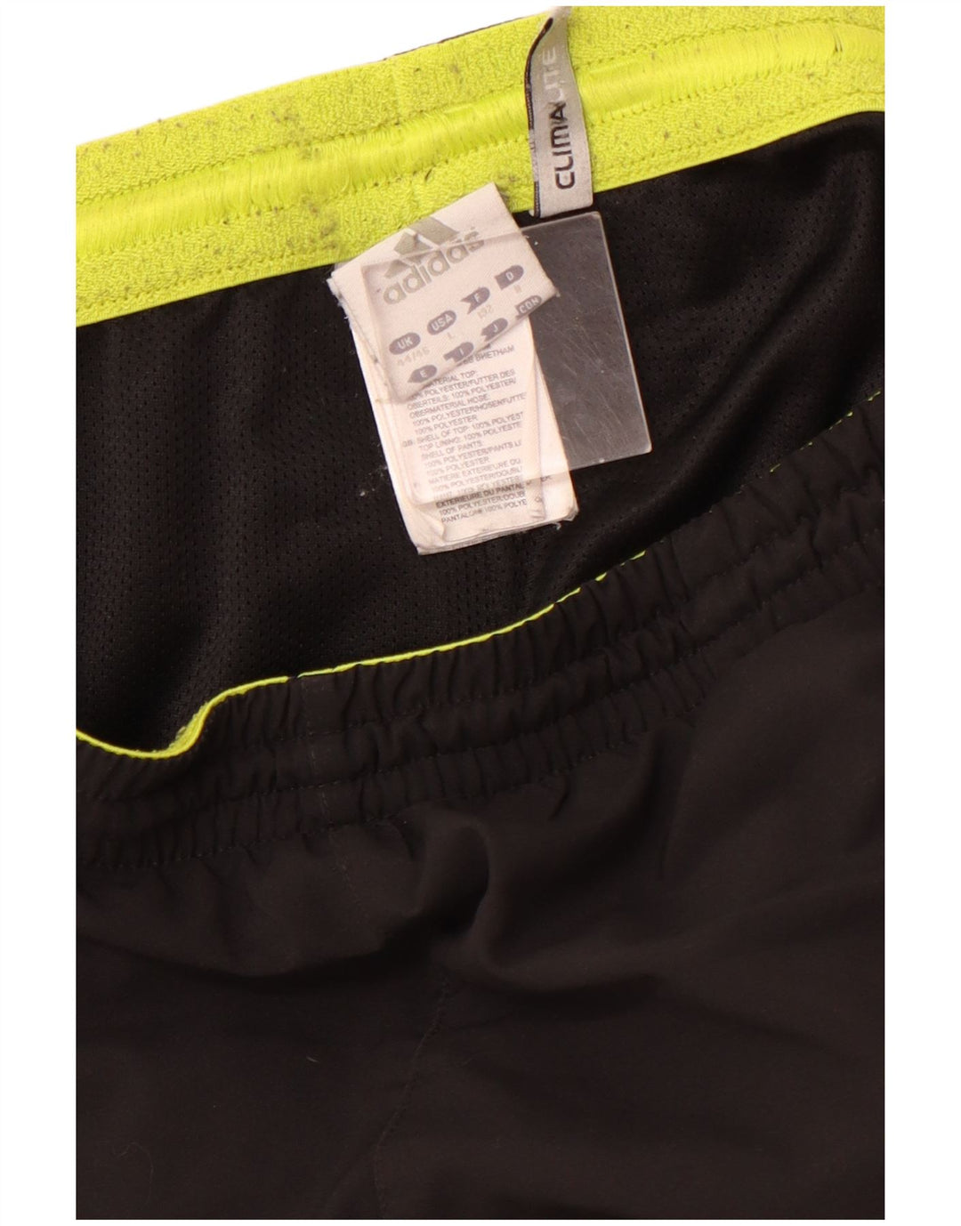 Pantaloni de trening Adidas Climalite pentru bărbați Marea Britanie 44/46 Poliester negru mare