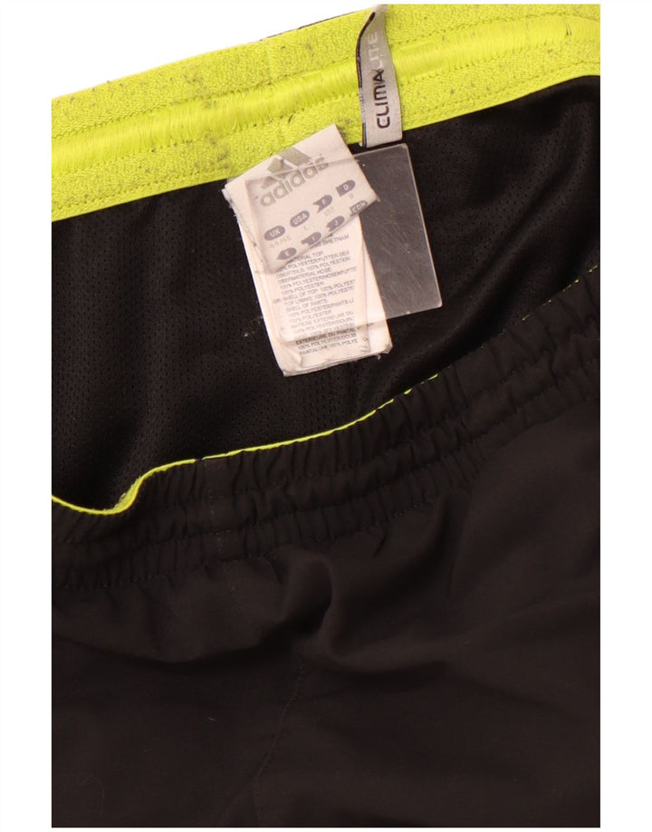 Pantaloni de trening Adidas Climalite pentru bărbați Marea Britanie 44/46 Poliester negru mare