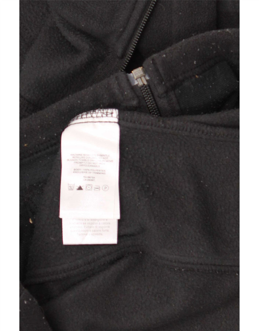 Jachetă fleece supradimensionată Columbia pentru femei UK 10, poliester negru mic