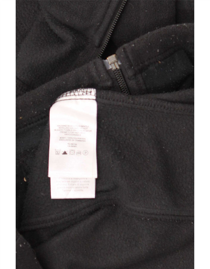 Jachetă fleece supradimensionată Columbia pentru femei UK 10, poliester negru mic