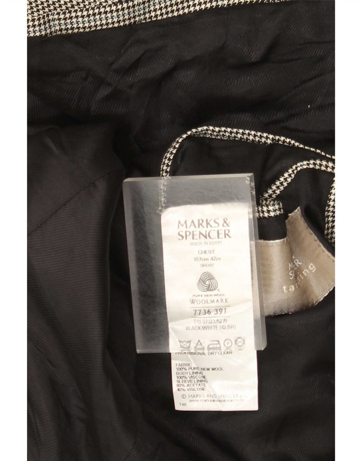 Jachetă pentru bărbați Marks & Spencer, cu 2 nasturi, UK 42, mare, negru