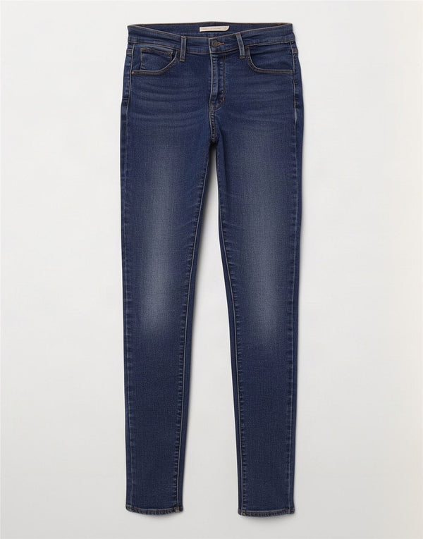 Blugi super skinny cu talie mare 720 Levi's pentru femei W28 L30 bumbac bleumarin