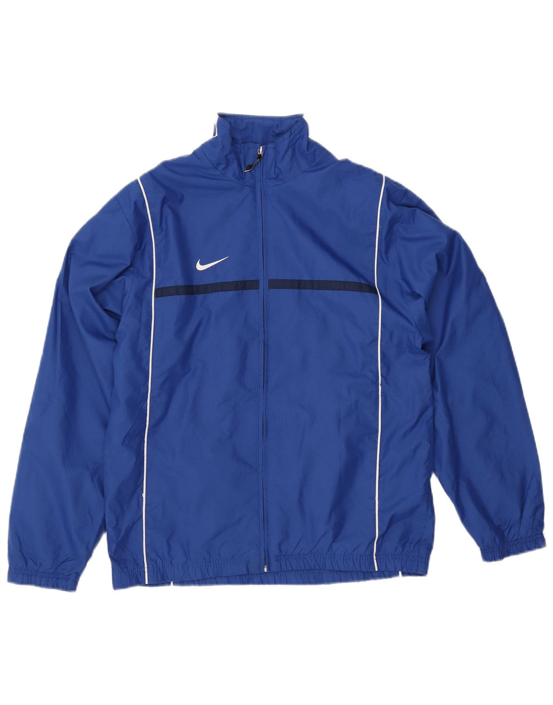 Jachetă de trening NIKE pentru bărbați Marea Britanie 36/38 Mic, albastru, nailon color bloc