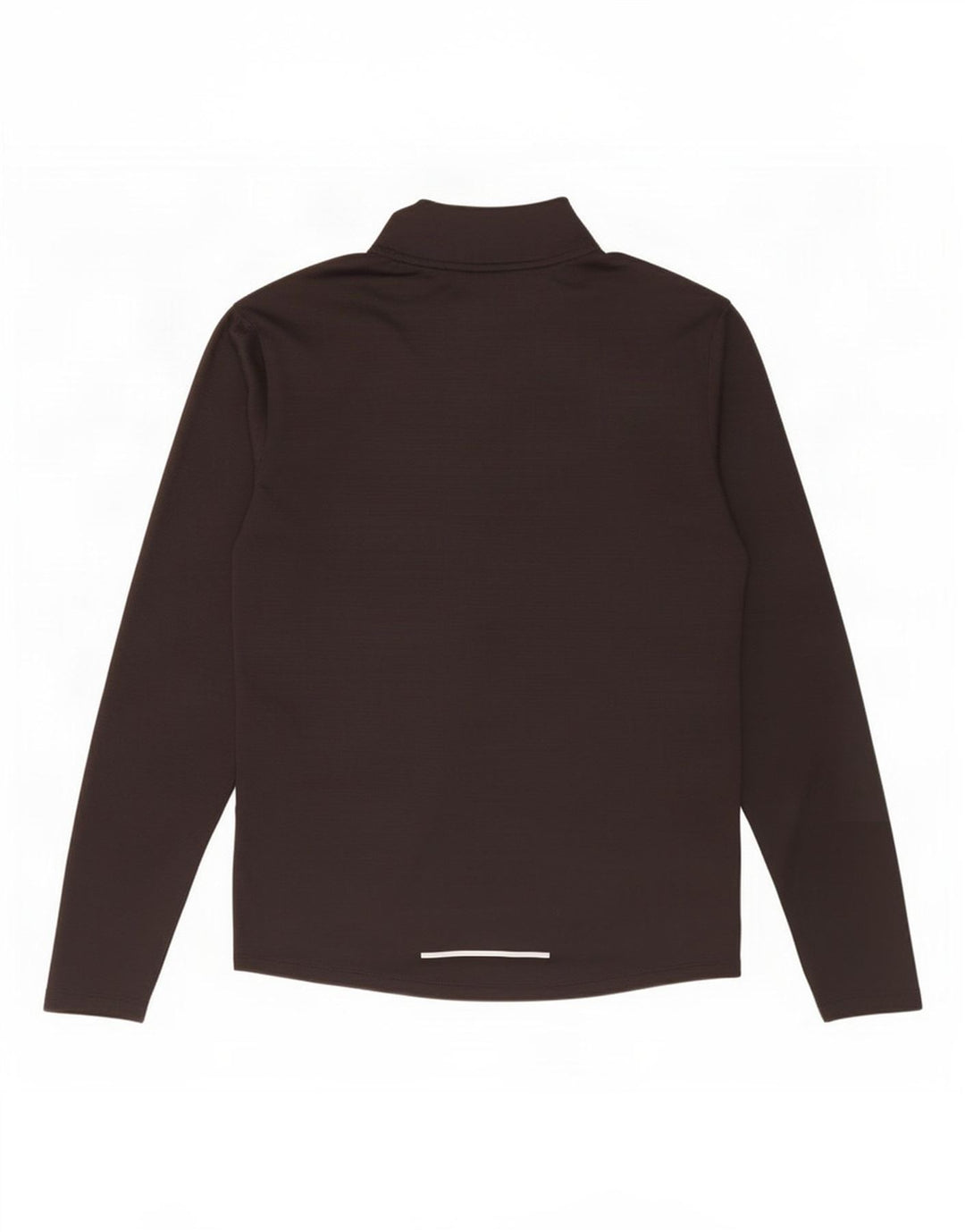 Top pentru bărbați Nike Dri Fit, cu fermoar, cu mânecă lungă, poliester negru mediu