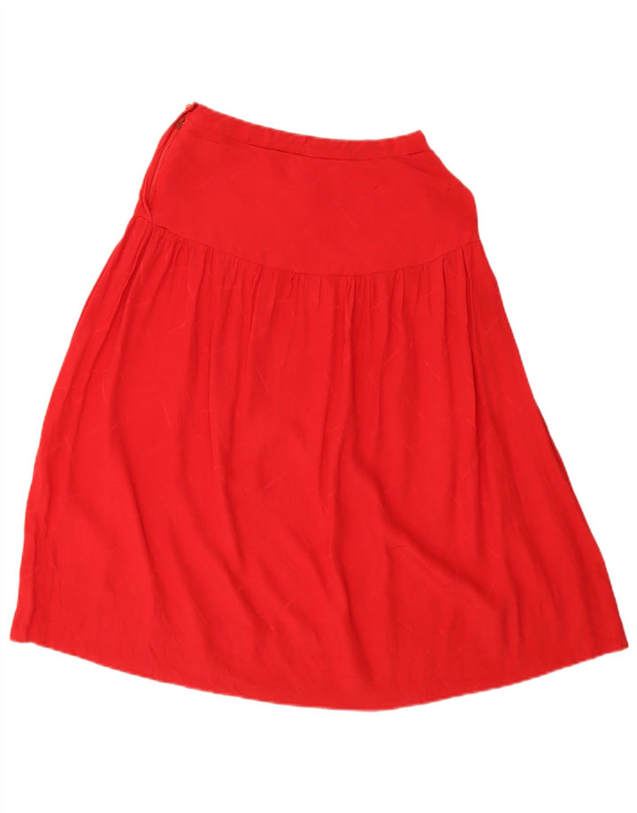 Set fuste supradimensionate 2 piese pentru femei Vintage UK 14 Medium W26 Red