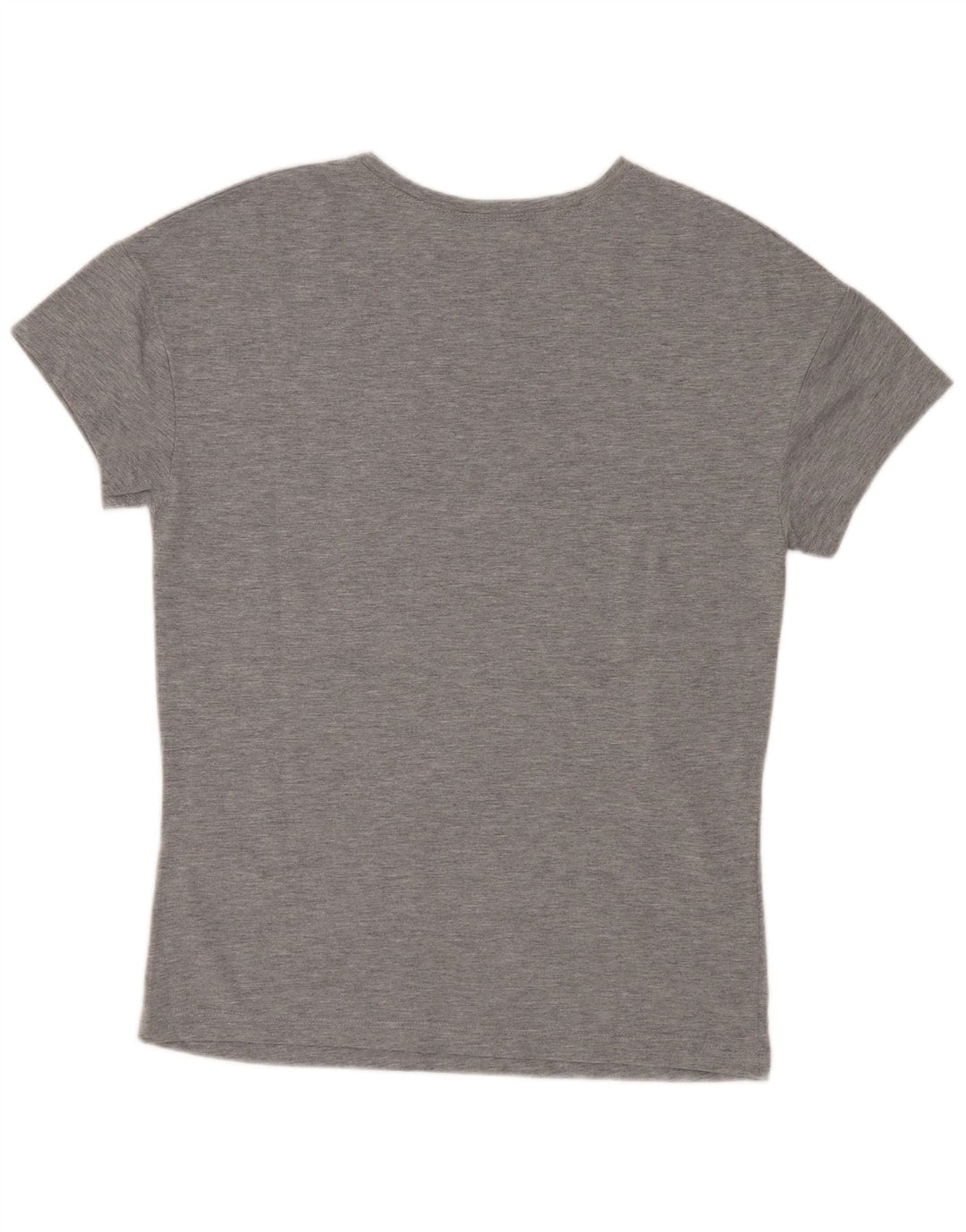 Tricou cu grafică Zara pentru femei Top UK 10, poliester cu pete gri mici