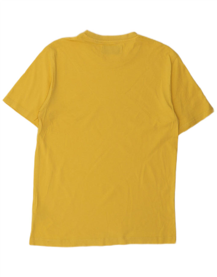 PENGUIN Mens T-Shirt Top Small Yellow Cotton