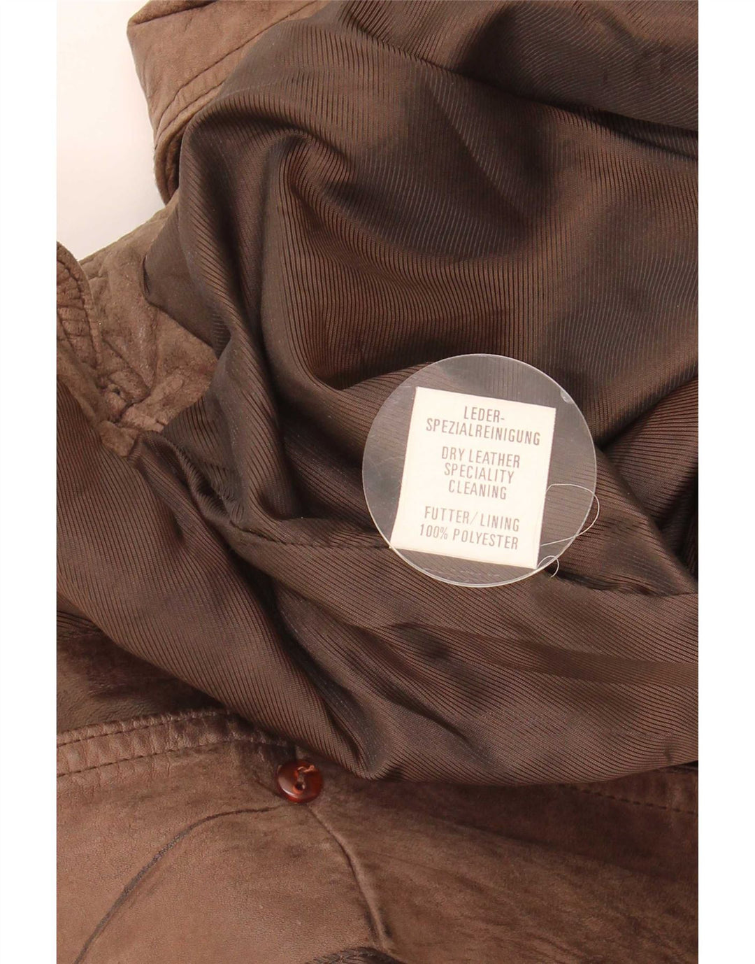 Vestă din piele vintage pentru bărbați IT 58 2XL maro