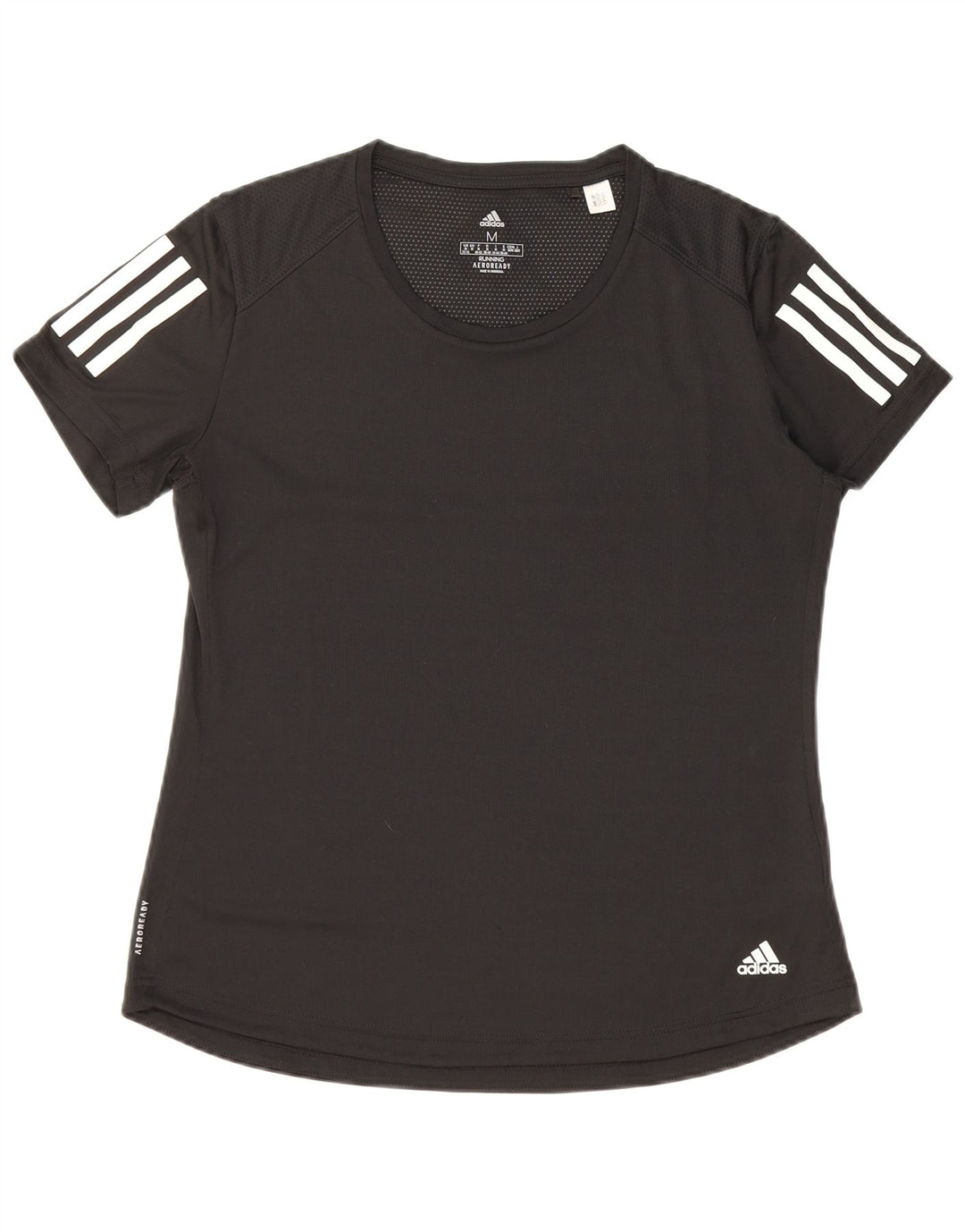 Tricou ADIDAS Aeroready pentru femei, Marea Britanie 12/14 Poliester mediu negru