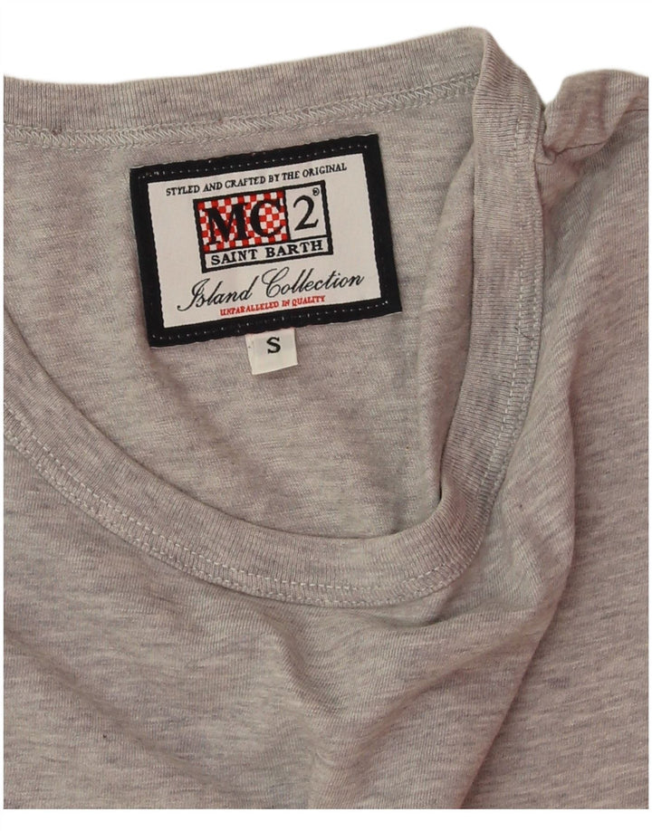 Tricou grafic pentru bărbați MC2 SAINT BARTH Top mic bumbac gri