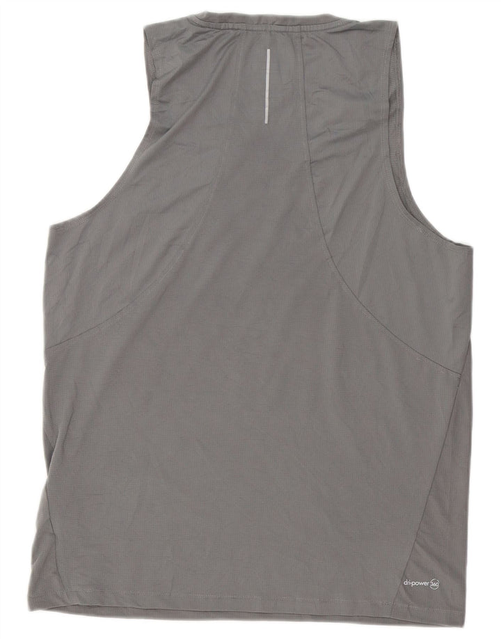 Vest Top pentru bărbați RUSSELL ATHLETIC UK 38/40 Medium Gri Poliester