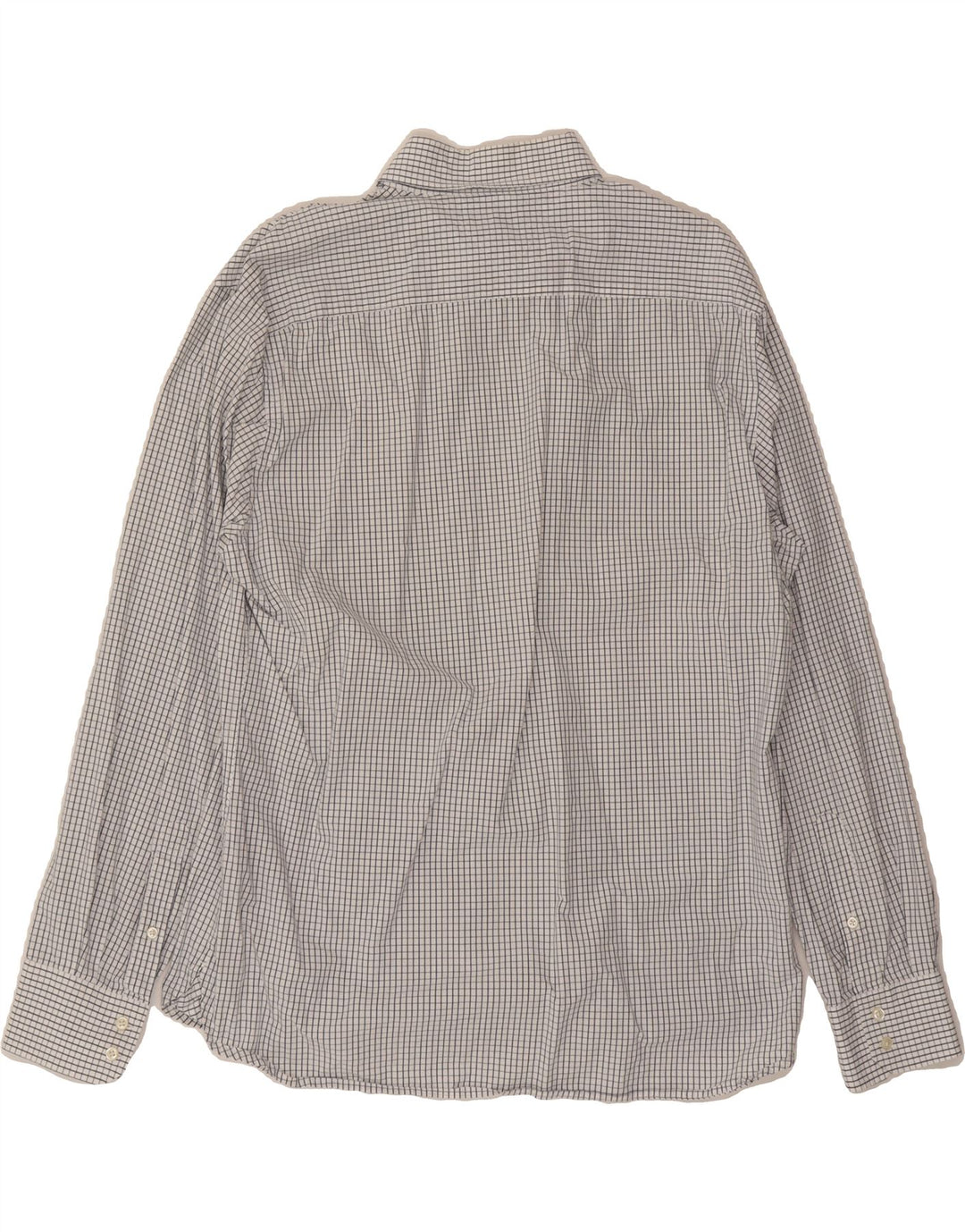 TOMMY HILFIGER Mens Shirt XL Navy Blue Check Cotton Vintage Tommy Hilfiger and Second-Hand Tommy Hilfiger from Messina Hembry 