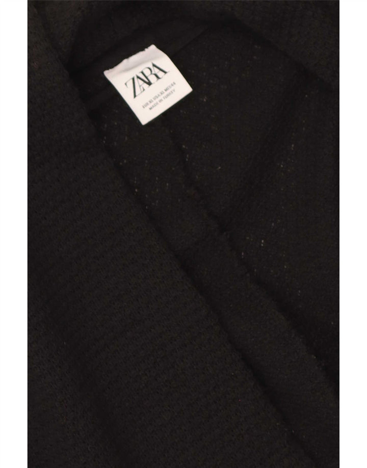 Pulover cardigan deschis pentru bărbați Zara XL, negru