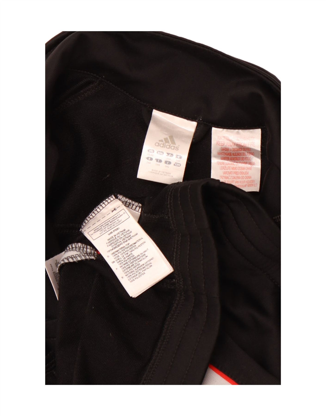 Jachetă de trening pentru fete ADIDAS 13-14 ani, neagră, sport