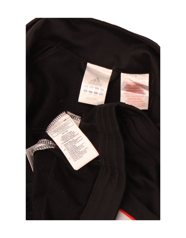 Jachetă de trening pentru fete ADIDAS 13-14 ani, neagră, sport