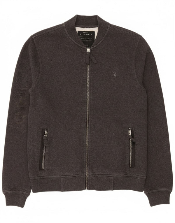 All Saints Trening pentru bărbați Jachetă de top din bumbac gri mic