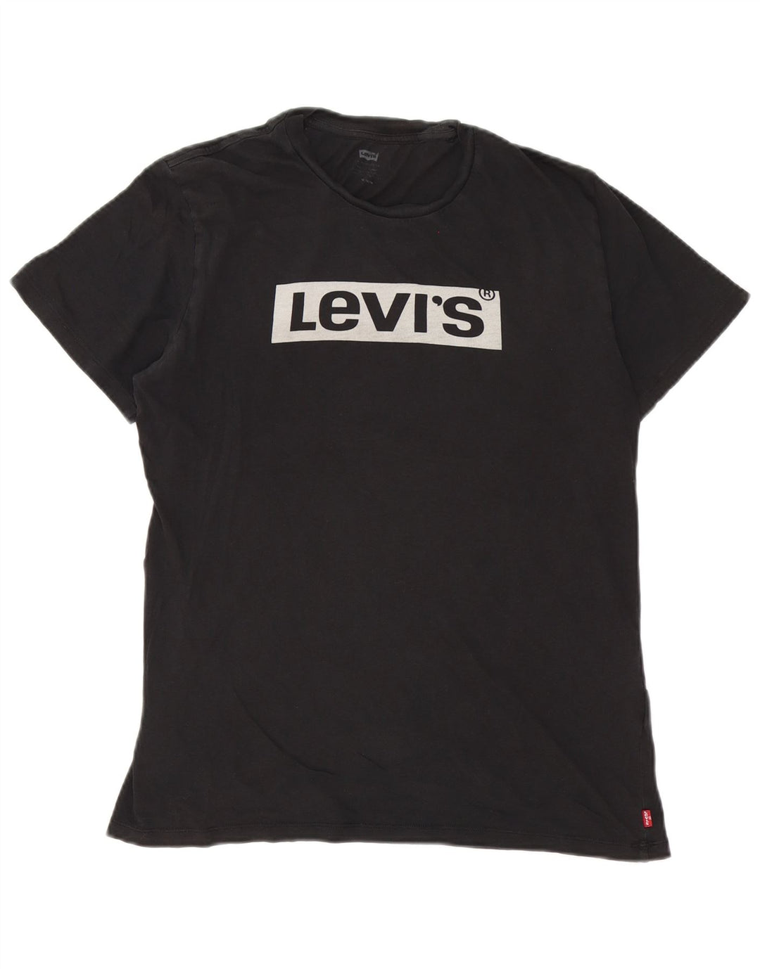 Tricou grafic pentru bărbați Levi's Top mediu negru bumbac