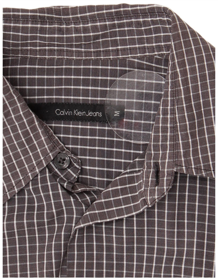 Cămașă pentru bărbați CALVIN KLEIN JEANS, gri mediu vichy