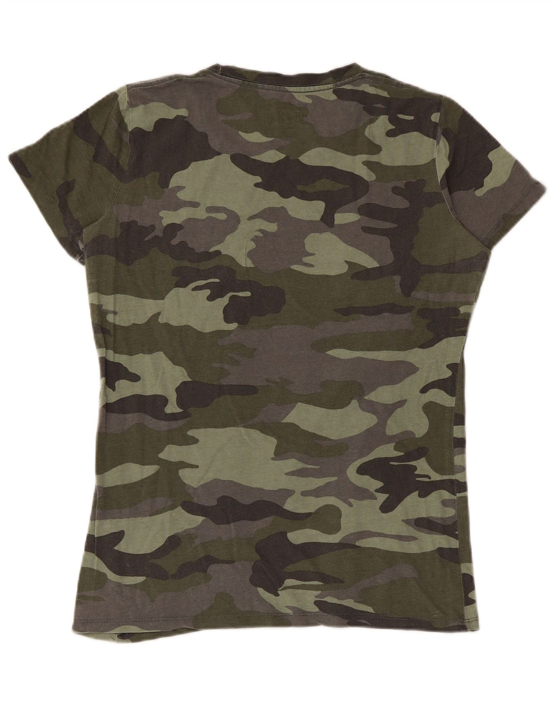 Tricou grafic Converse pentru femei, UK 18 XL, camuflaj kaki