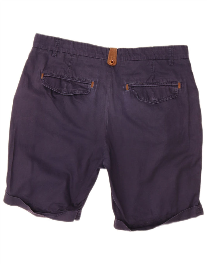 Pantaloni scurți chino pentru bărbați Zara EU 42 Large W32 Bleumarin