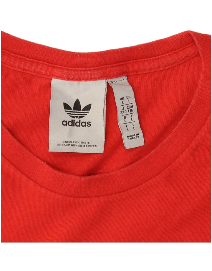Tricou grafic pentru bărbați Adidas Top mare roșu