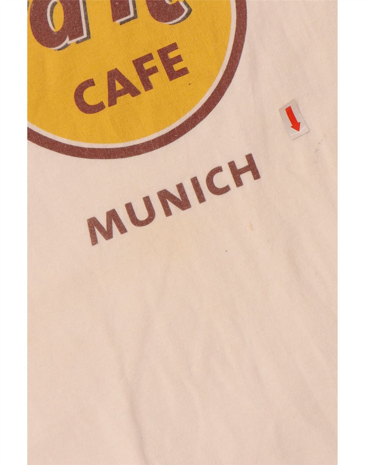 HARD ROCK CAFE Tricou grafic Munchen pentru bărbați Top mic Bumbac alb