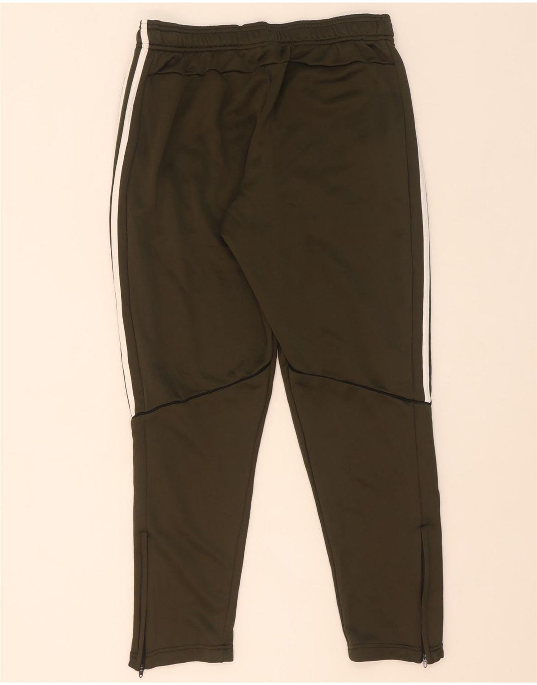 Pantaloni de trening Adidas pentru bărbați, mari, kaki, poliester