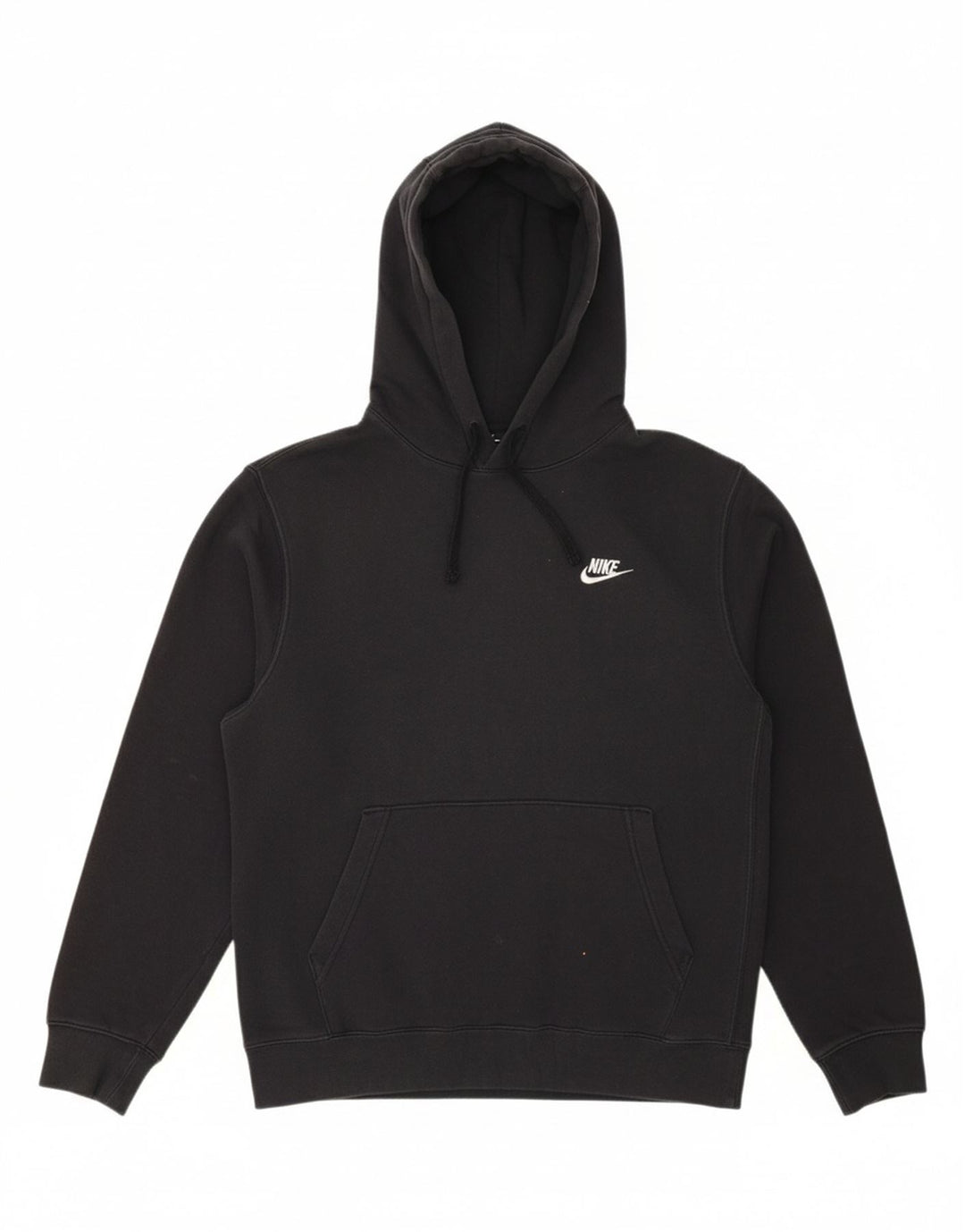 NIKE Mens Hoodie Jumper Small Black