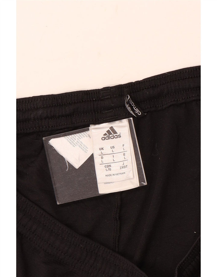 Pantaloni scurți sport Adidas Climalite pentru bărbați, mari, negru, poliester color bloc